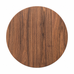 Solid Walnut Round Side Table