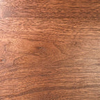 Solid Walnut Round Side Table grain detail