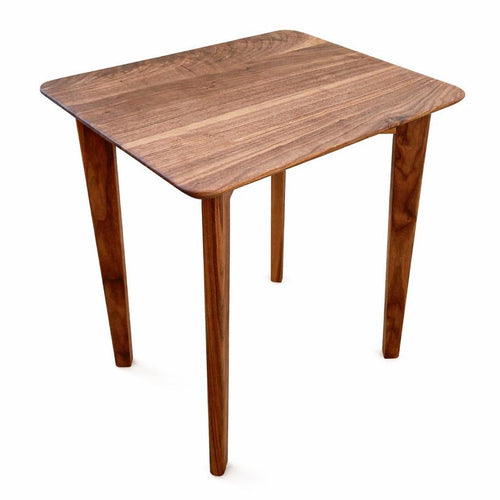 Solid Walnut End Table detail