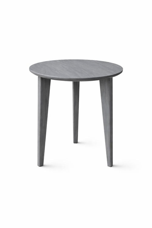 Solid Maple Round Side Table angle