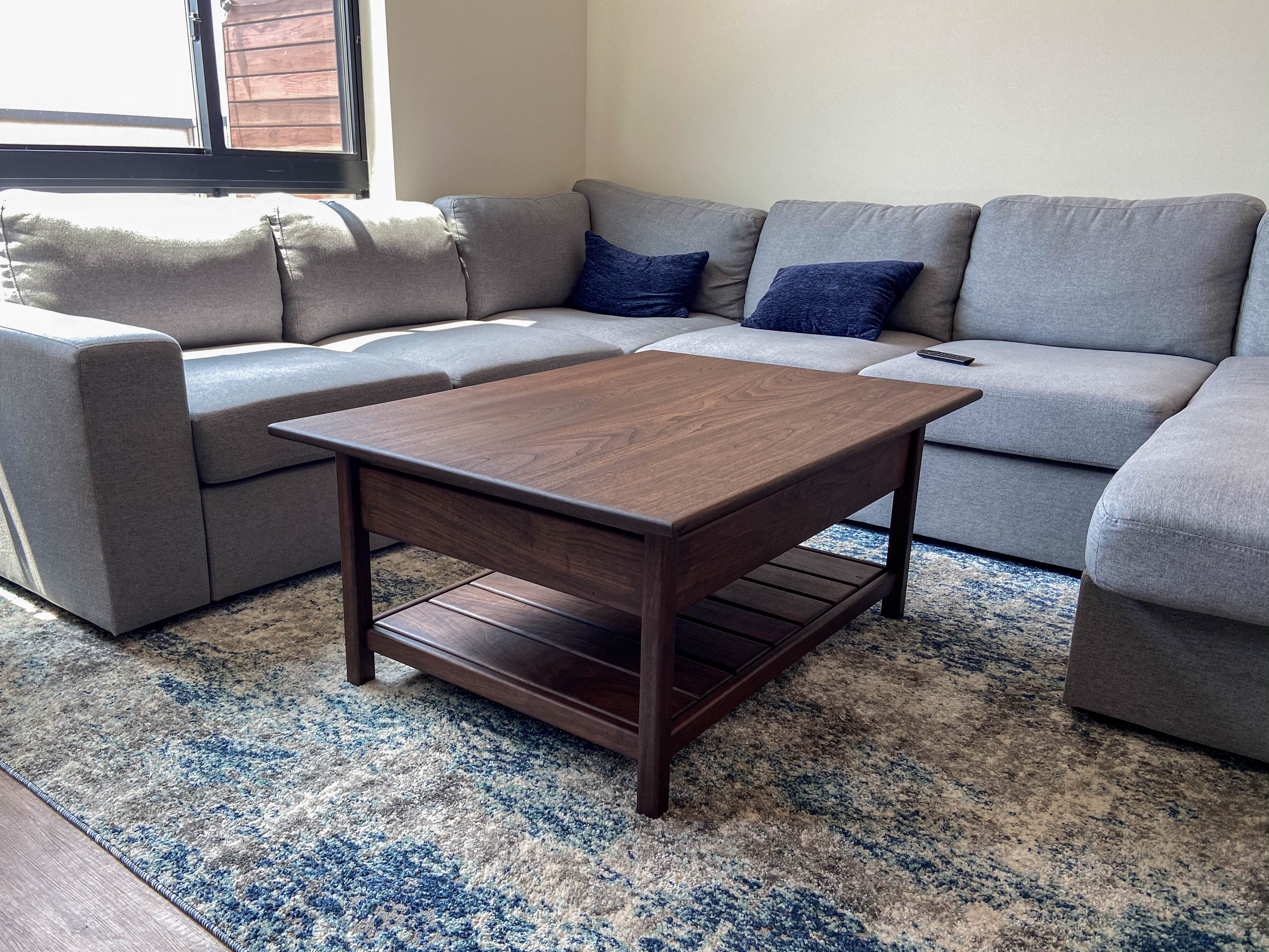 Walnut Coffee Table – Reed Caputo Studio