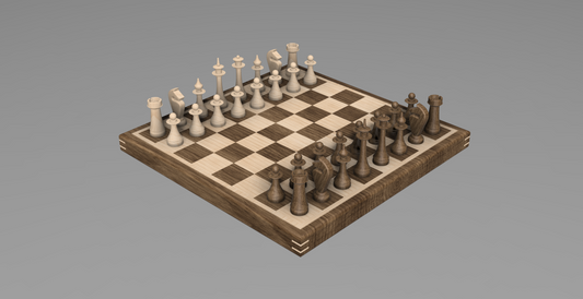 Chess Set Render