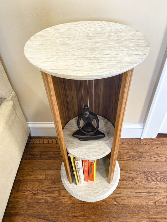 Slatted Side Table