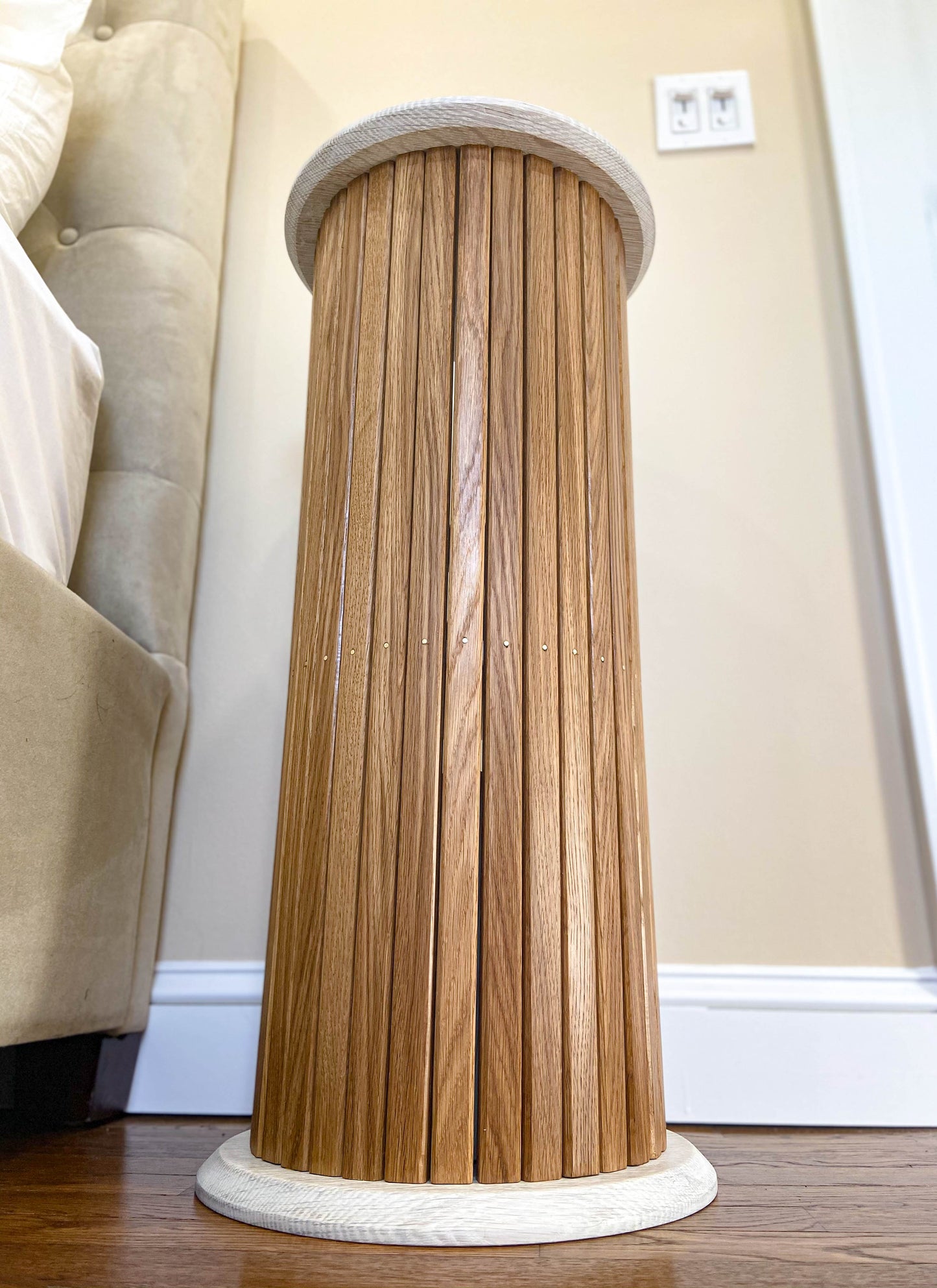 Slatted Side Table